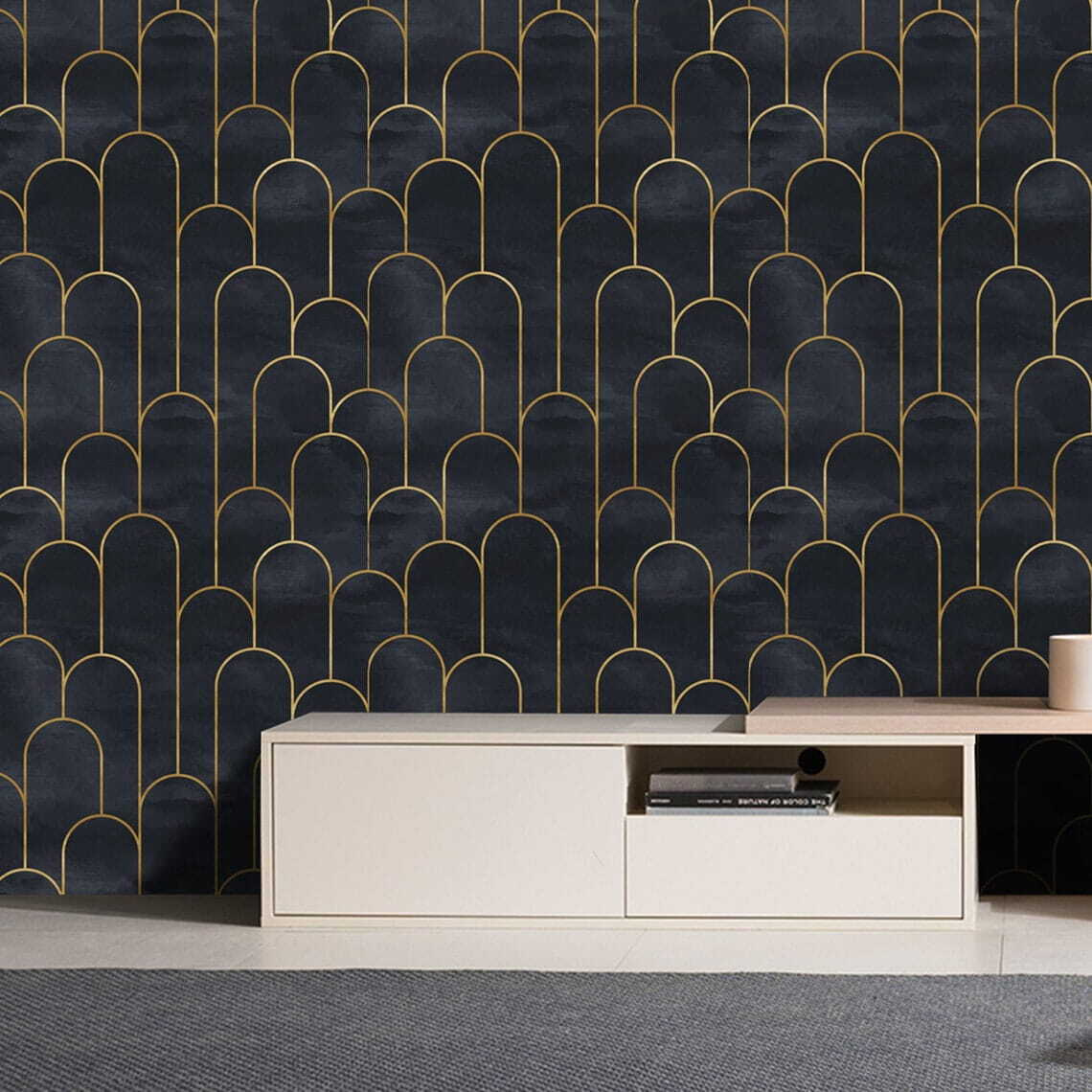 Archi in linee dorate — ambiente 1