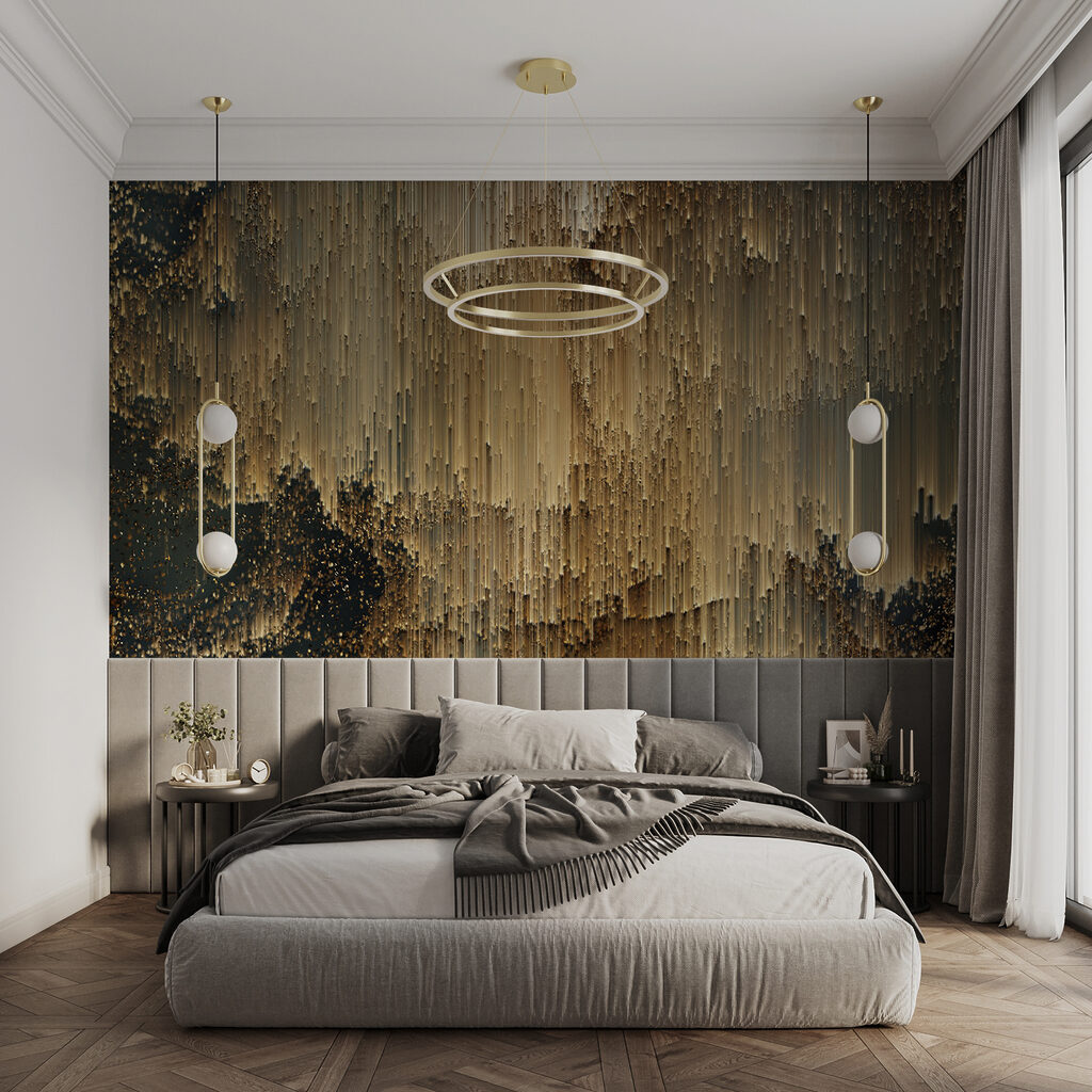 Vernice dorata che scende — ambiente 4