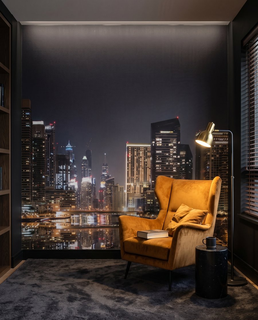 Luci notturne sull’acqua — ambiente 4