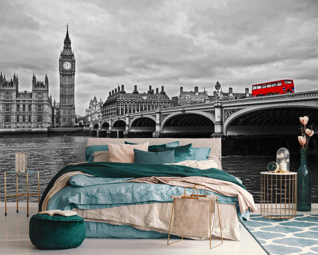 Autobus rosso a Westminster — ambiente 2
