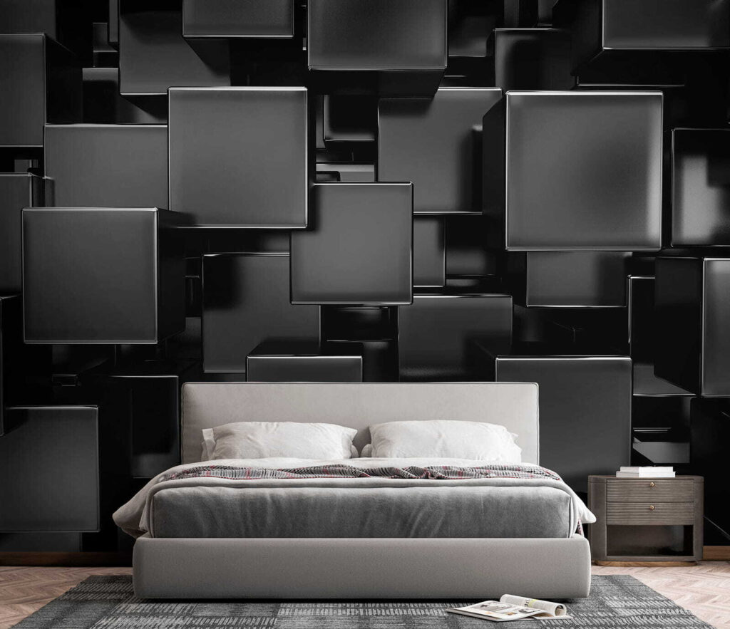 Blocchi neri che spiccano — ambiente 3