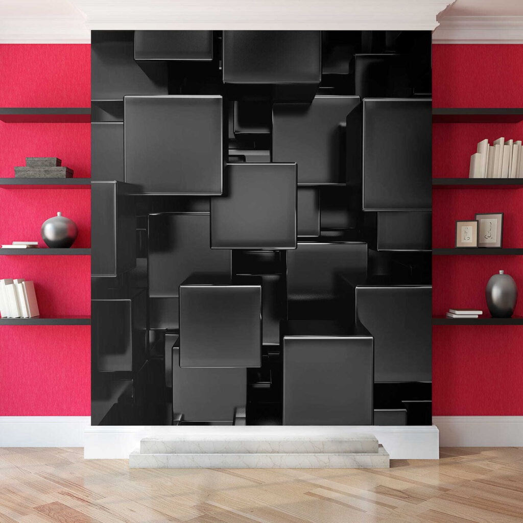 Blocchi neri che spiccano — ambiente 6