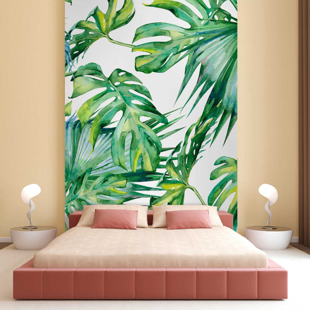 Foglie verdi ad acquerello — ambiente 4