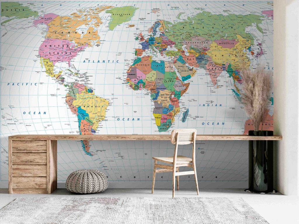 Mappa a linee curve — ambiente 3
