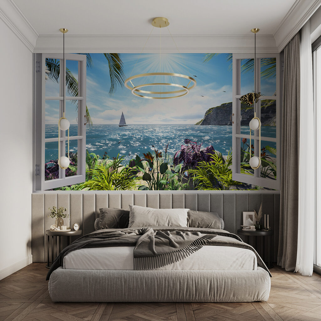 Mare dalla finestra fiorita — ambiente 2