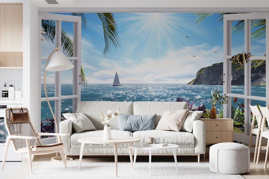 Mare dalla finestra fiorita — ambiente 3