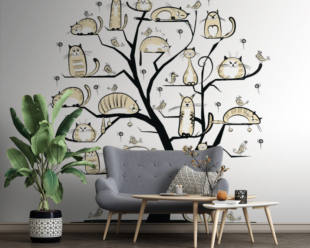 Gatti sull’albero — ambiente 2