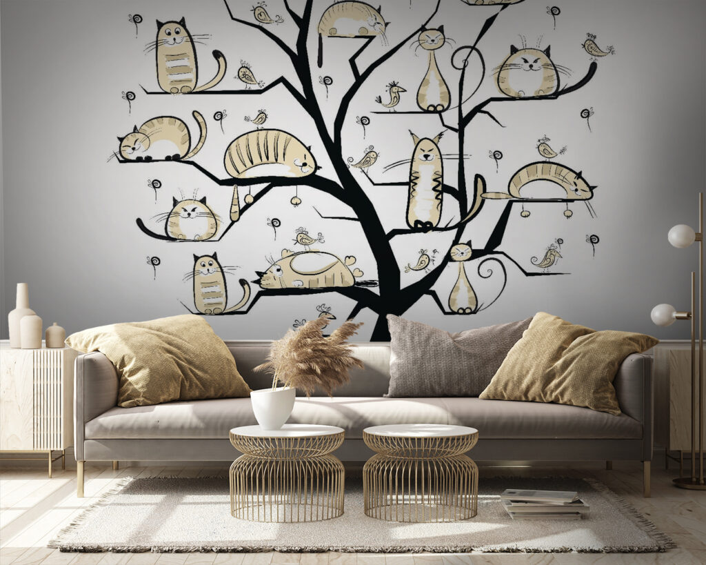 Gatti sull’albero — ambiente 4