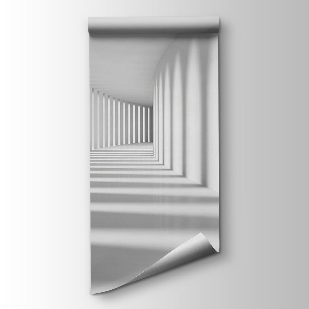 Corridoio bianco e ombre — vista del prodotto