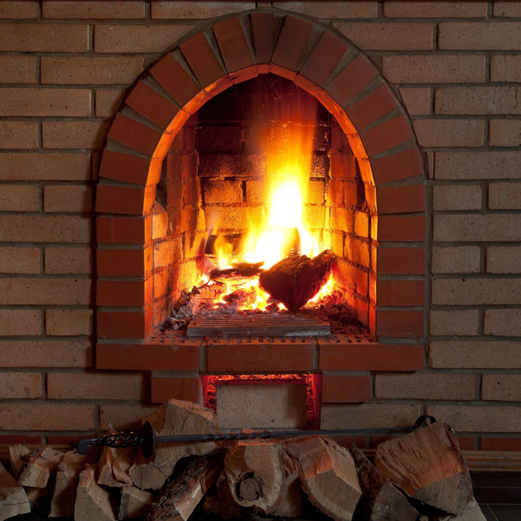 Fiamme nel camino — design completo