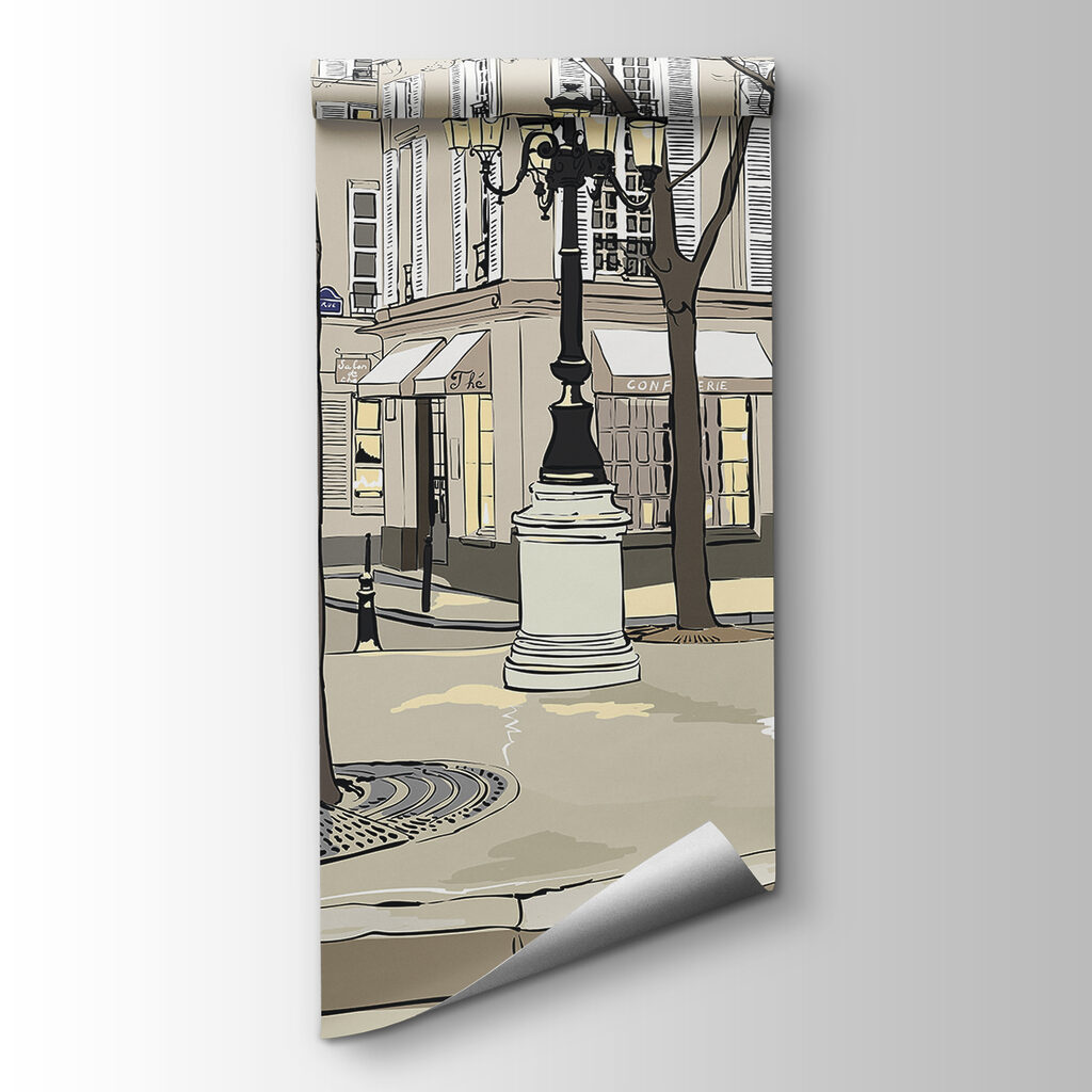 Piazza silenziosa disegnata — vista del prodotto