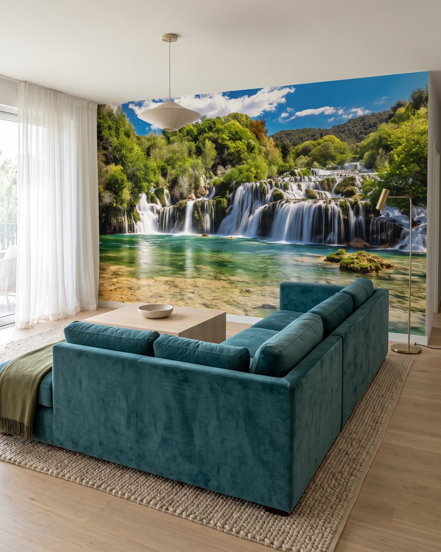 Laghetto sotto le cascate — ambiente 3