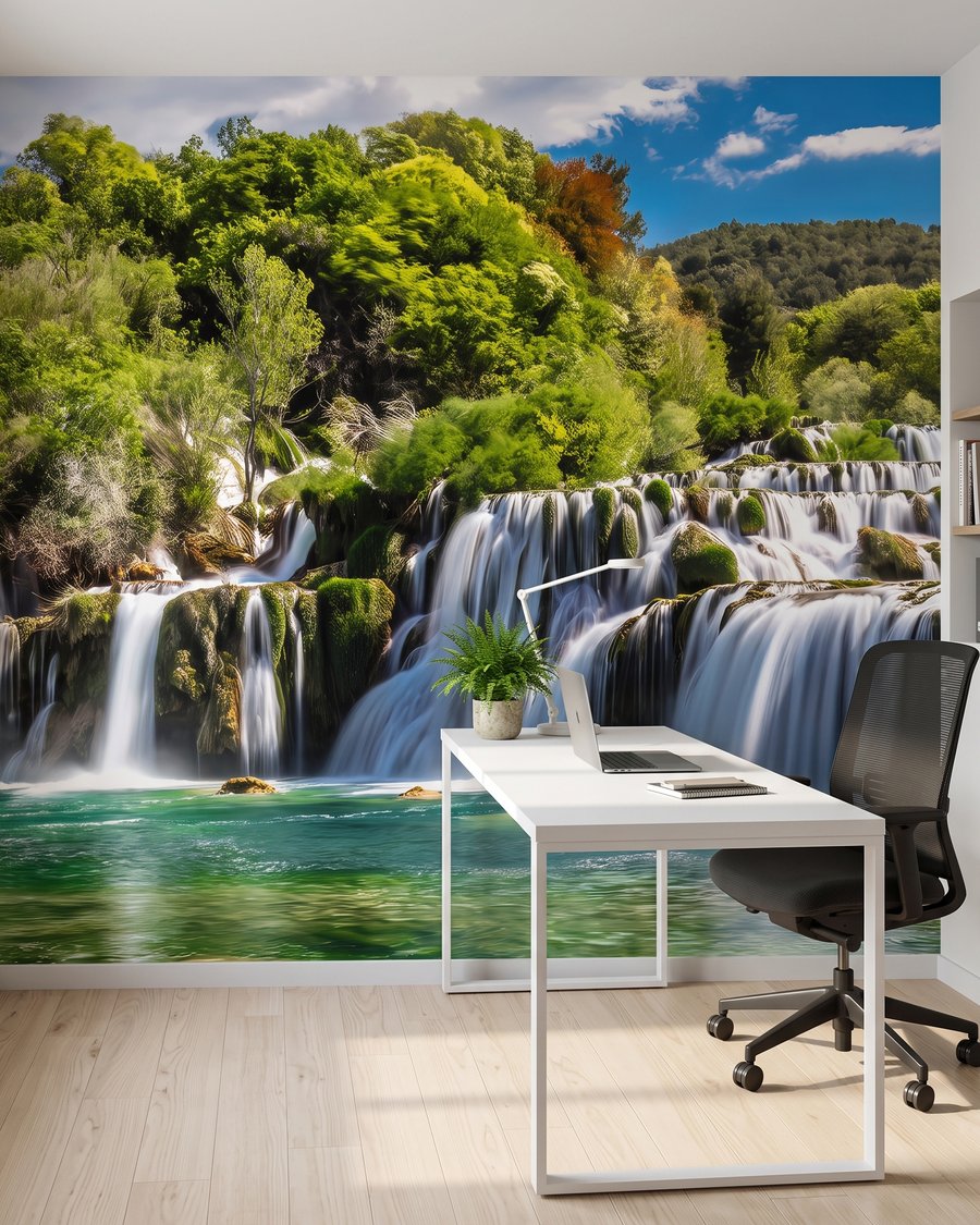 Laghetto sotto le cascate — ambiente 6