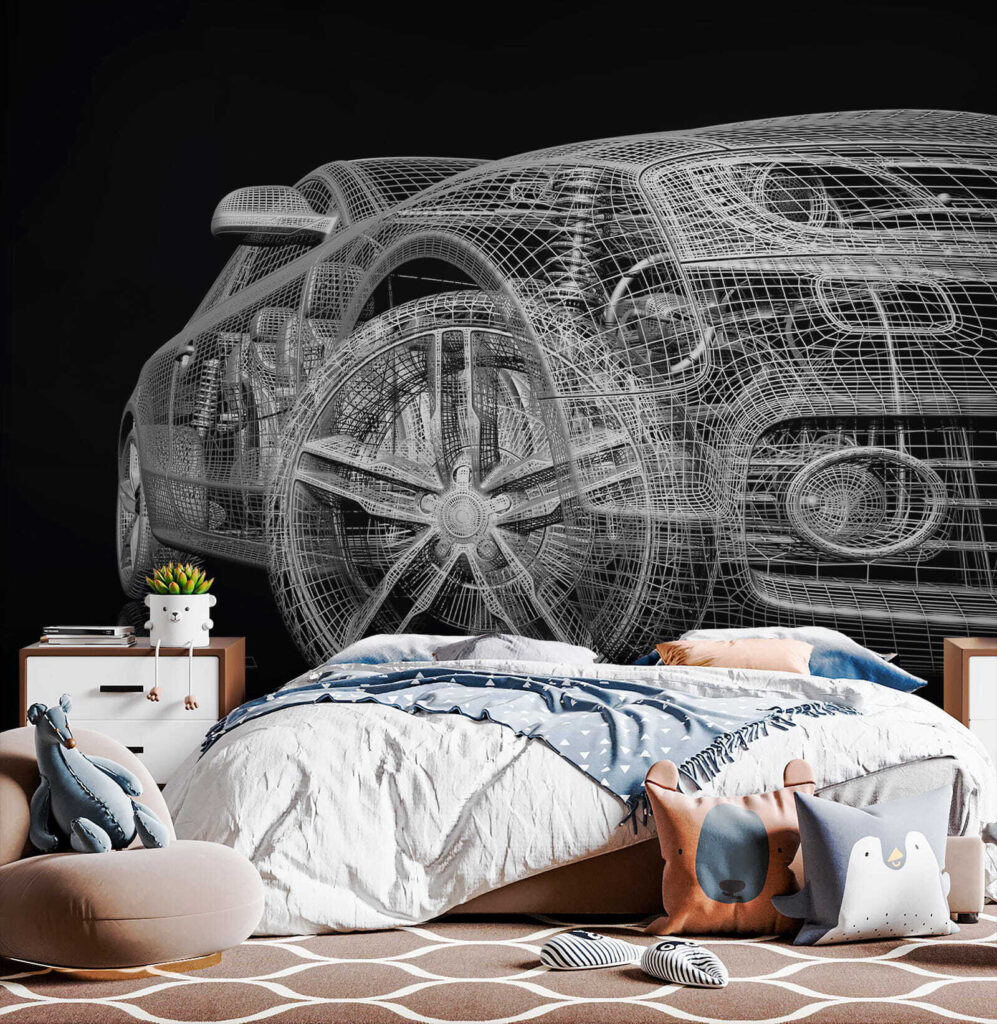Auto di linee bianche — ambiente 2