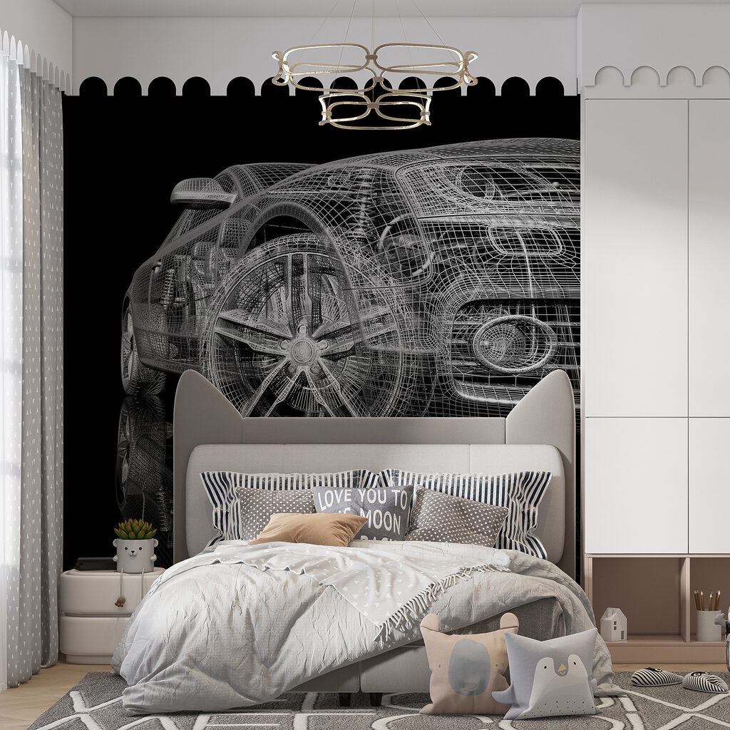 Auto di linee bianche — ambiente 4