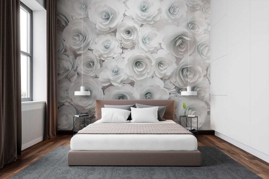 Rose bianche fitte — ambiente 2