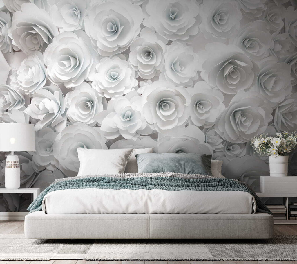 Rose bianche fitte — ambiente 3