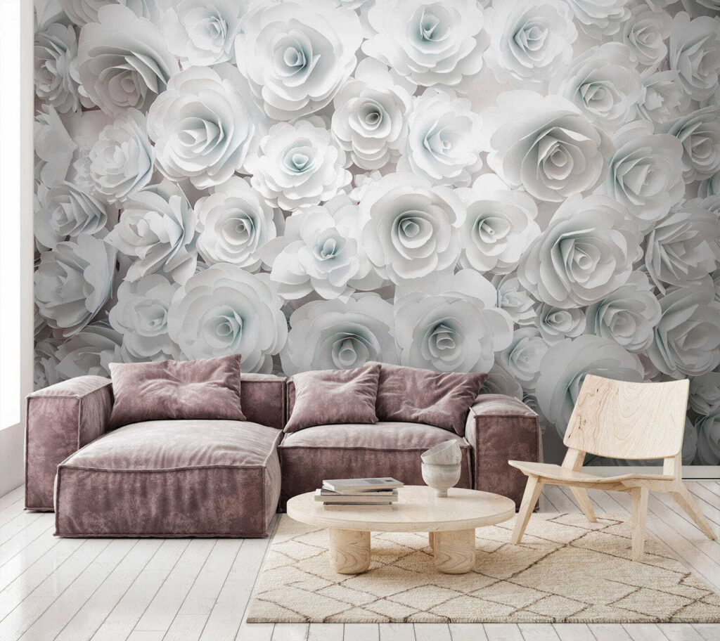 Rose bianche fitte — ambiente 4
