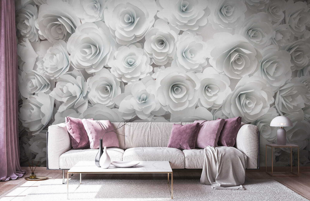 Rose bianche fitte — ambiente 6