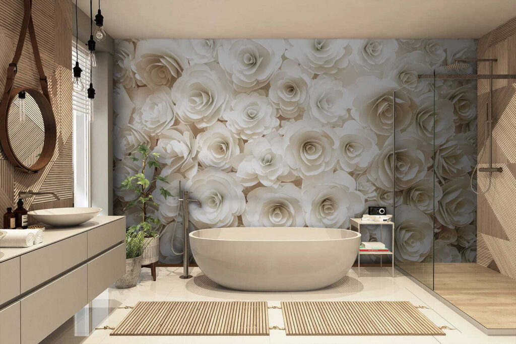 Rose bianche fitte — ambiente 8