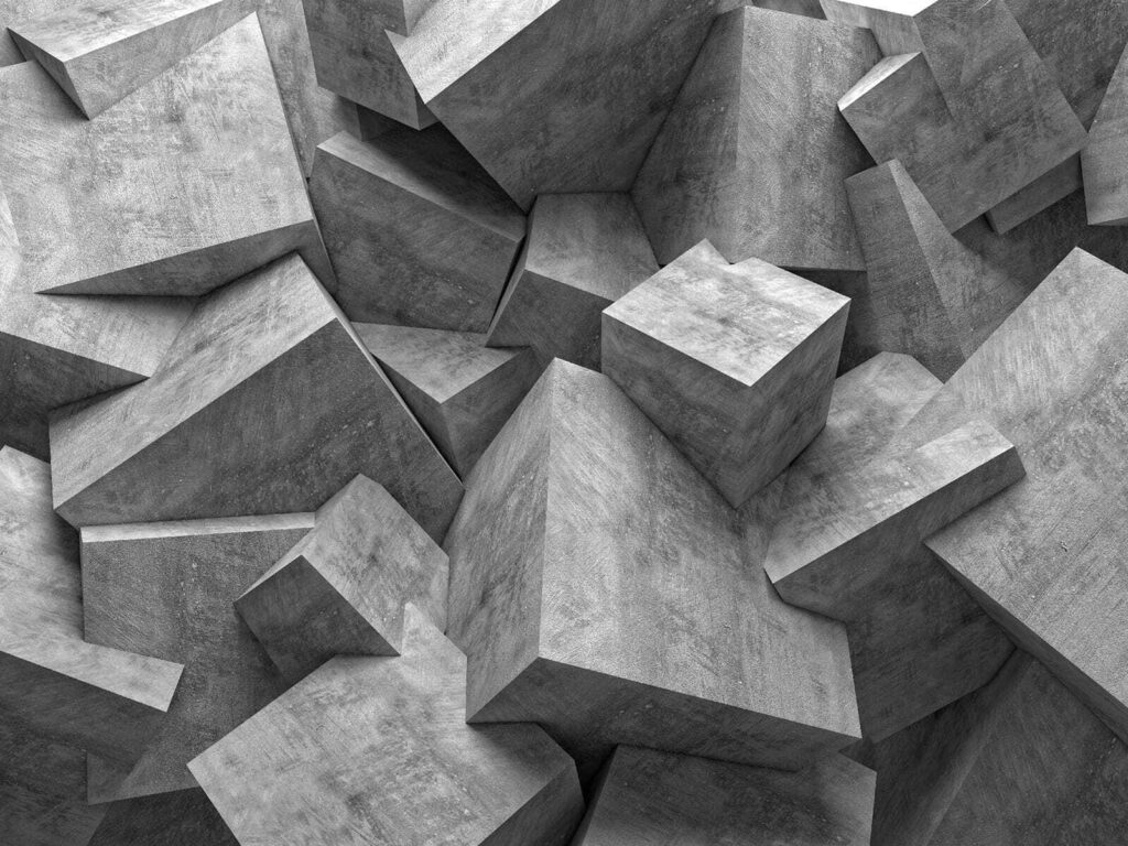 Blocchi di pietra grigia — design completo