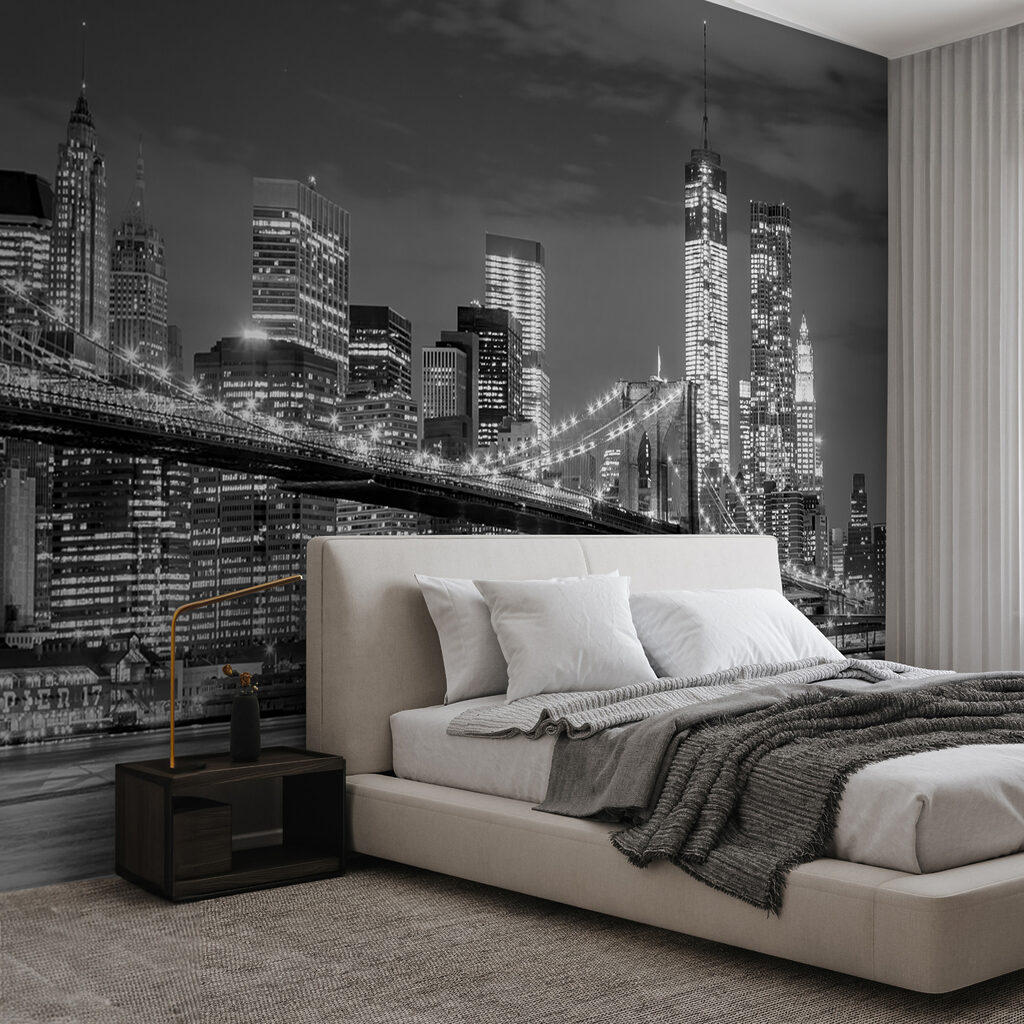 Ponte notturno in grigio — ambiente 10