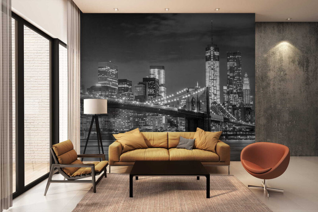 Ponte notturno in grigio — ambiente 5