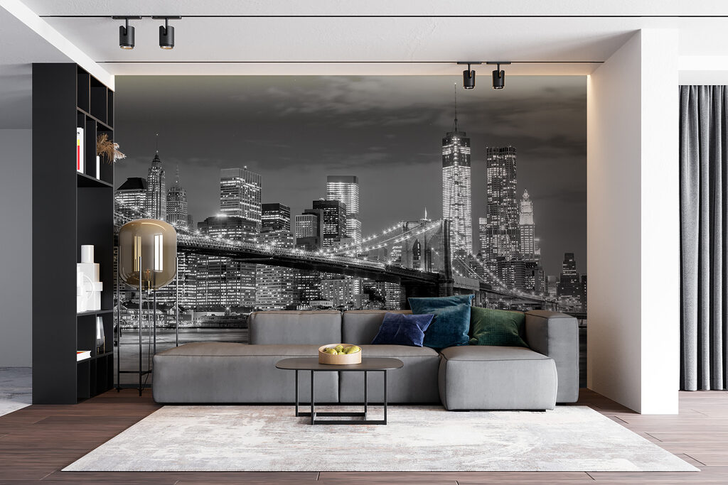 Ponte notturno in grigio — ambiente 11
