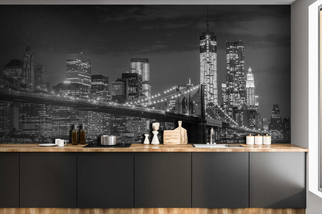 Ponte notturno in grigio — ambiente 6