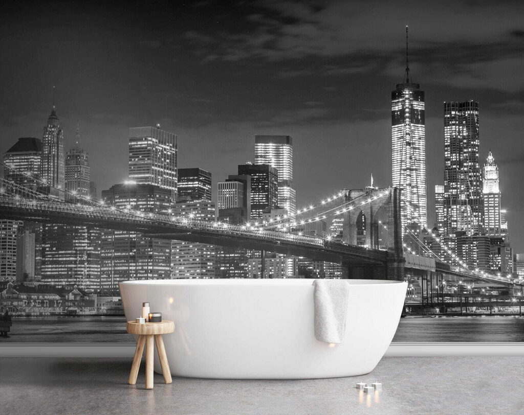 Ponte notturno in grigio — ambiente 8