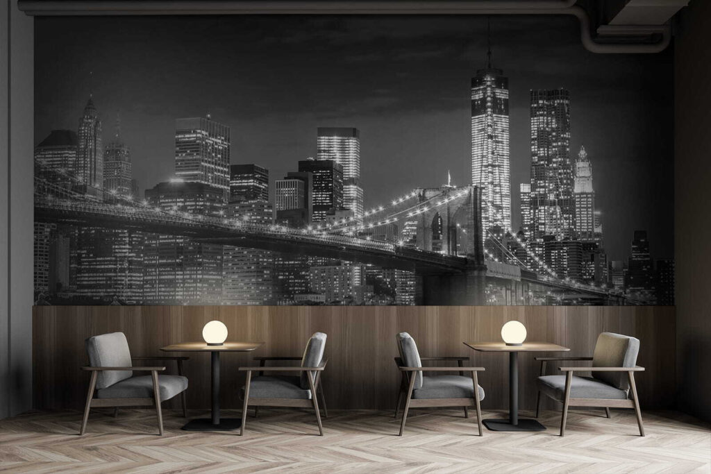 Ponte notturno in grigio — ambiente 9