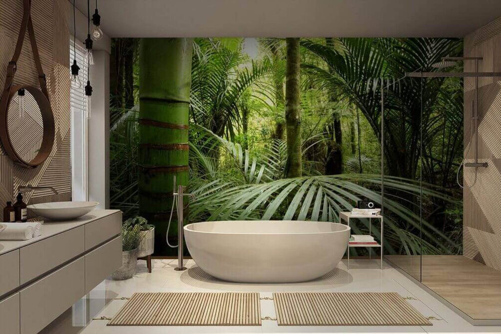 Giungla verde profonda — ambiente 4