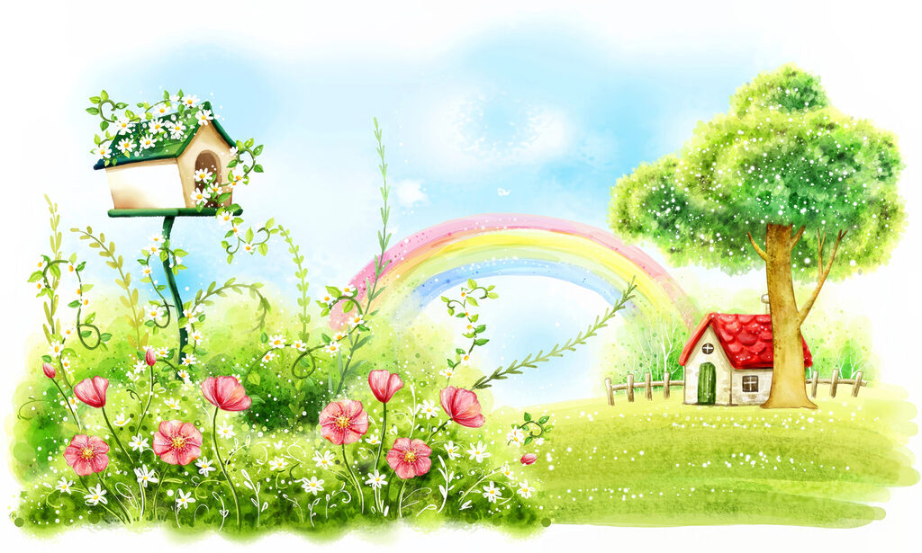 Casetta tra i fiori — design completo