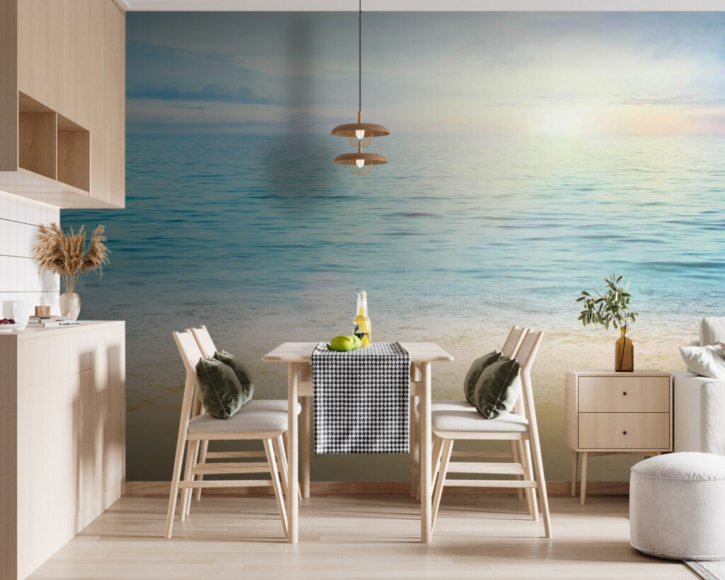 Spiaggia nella luce mattutina — ambiente 5