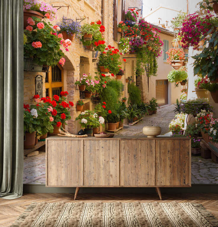 Vicolo pieno di fiori — ambiente 1