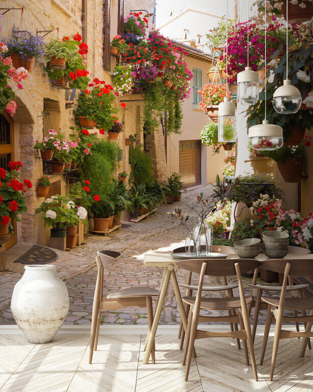 Vicolo pieno di fiori — ambiente 2