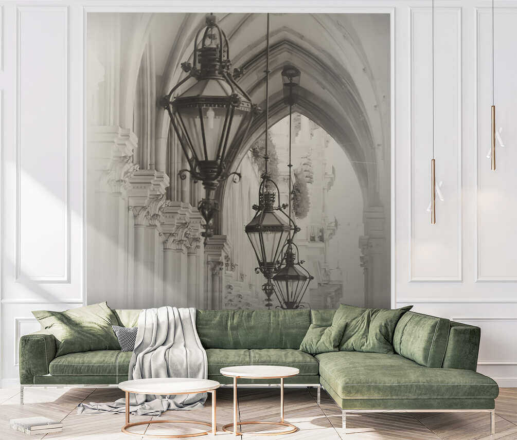 Lanterne sotto volte gotiche — ambiente 2