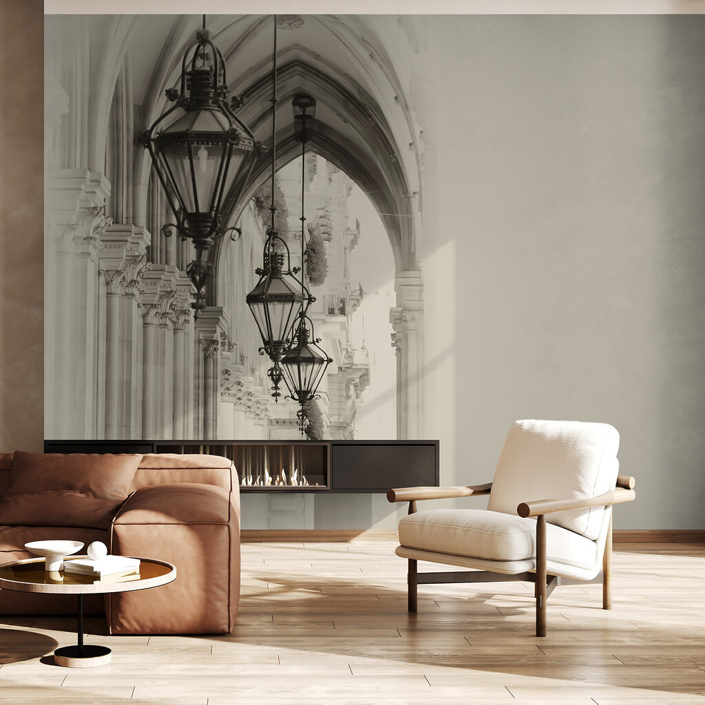 Lanterne sotto volte gotiche — ambiente 4