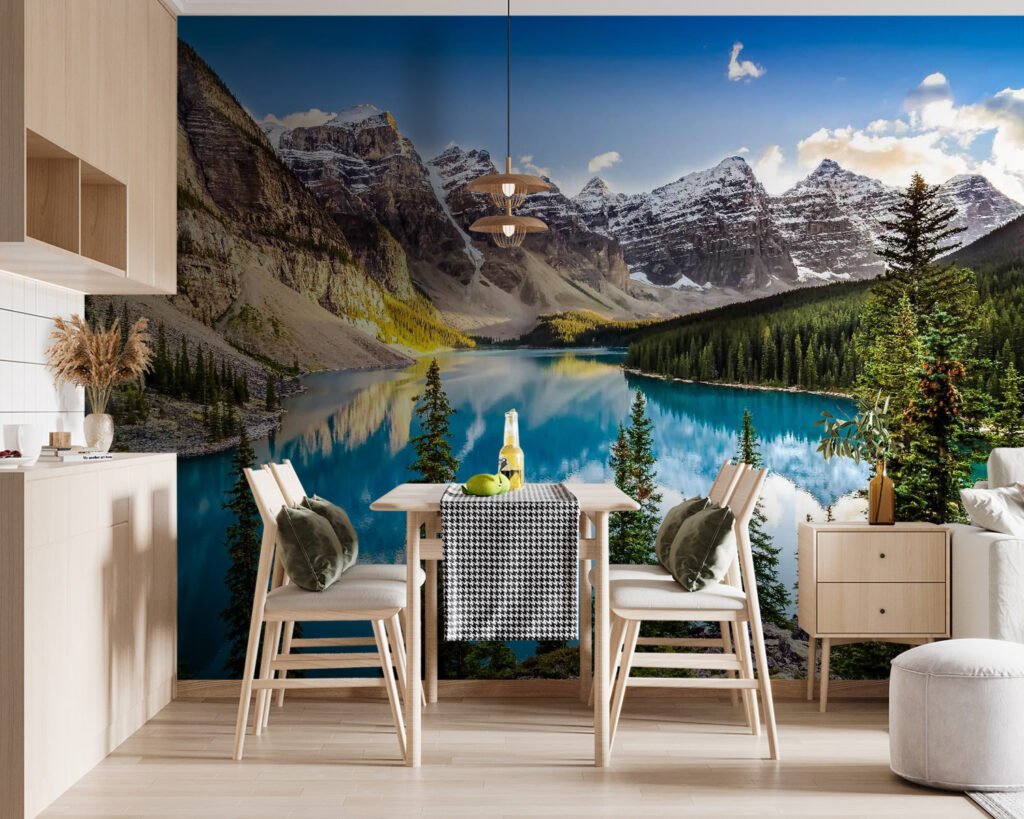 Riflesso blu sulle vette — ambiente 2