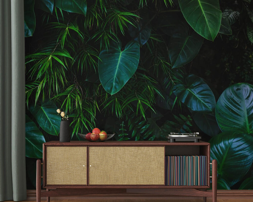 Foglie in verde profondo — ambiente 2