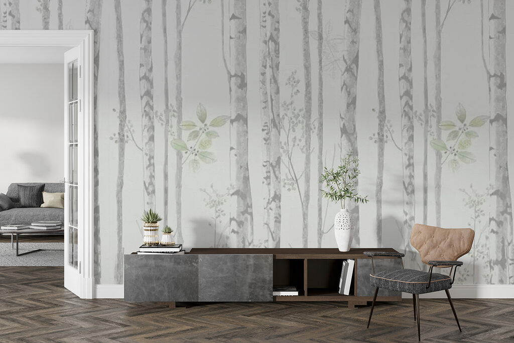 Betulle con foglie verdi — ambiente 6