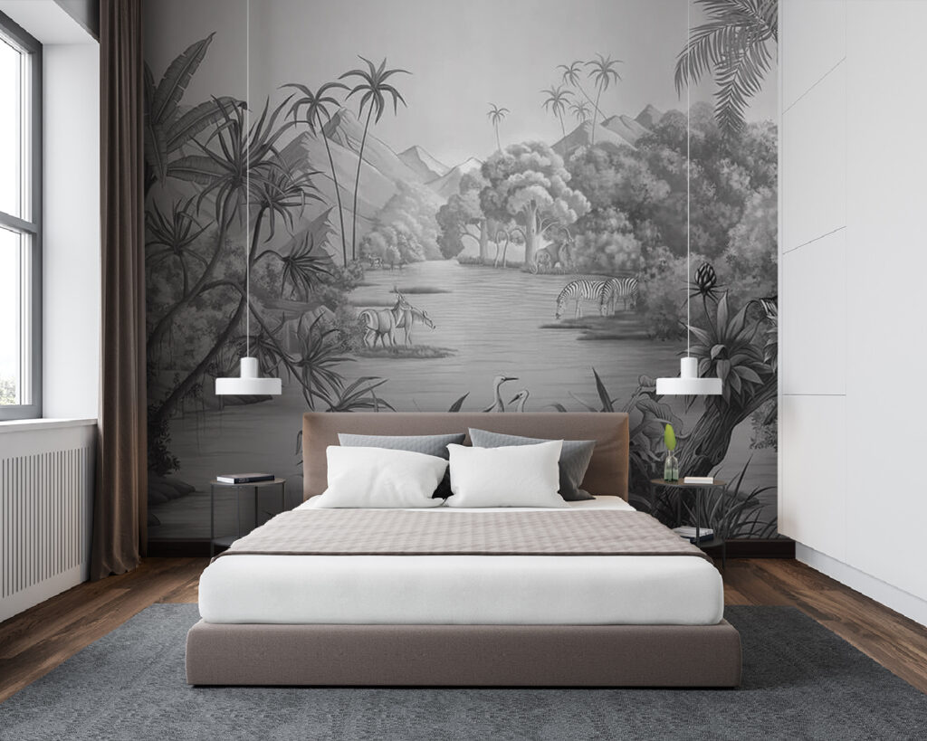 Palme e barchette grigie — ambiente 4