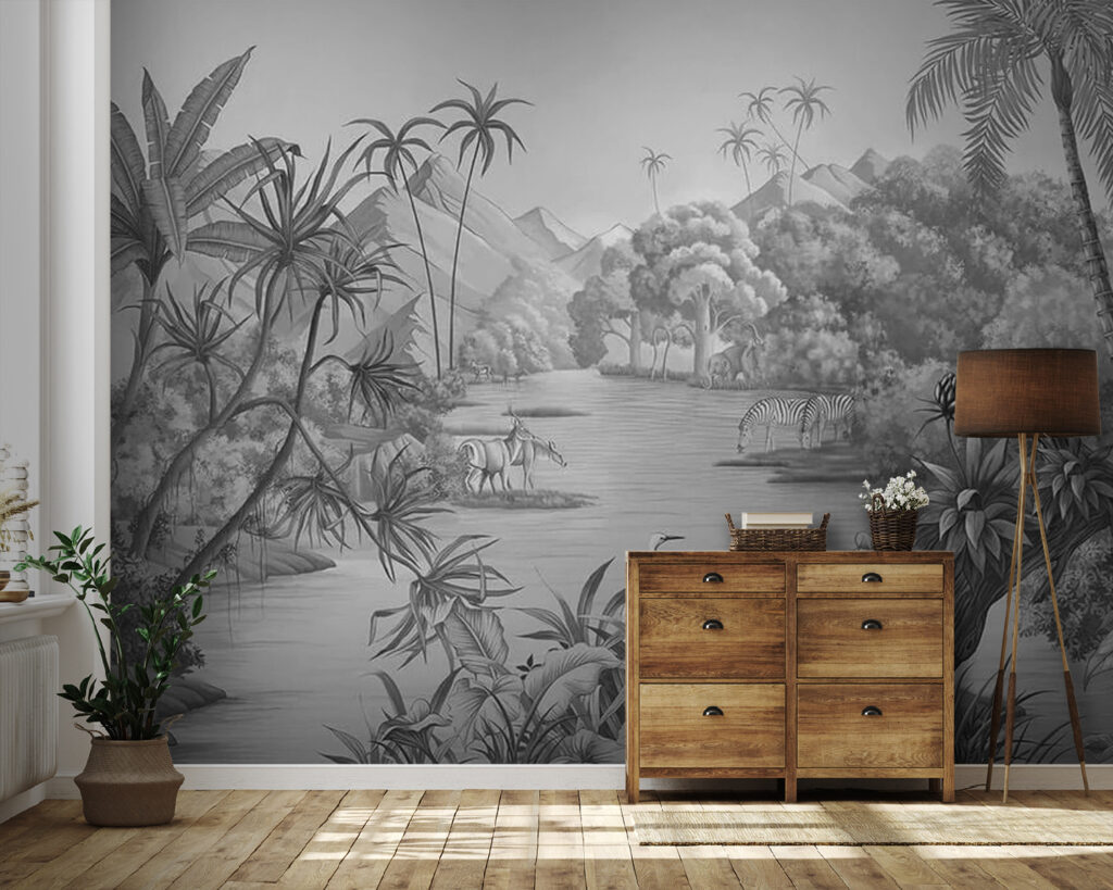 Palme e barchette grigie — ambiente 5