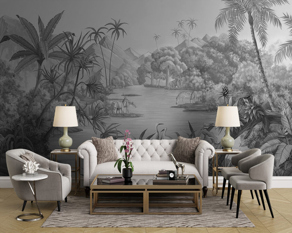 Palme e barchette grigie — ambiente 6