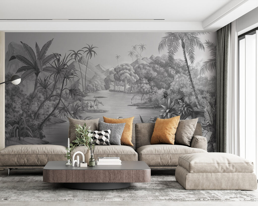 Palme e barchette grigie — ambiente 9