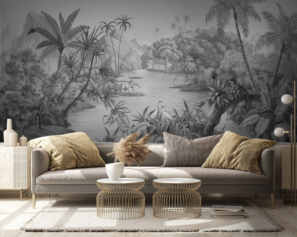 Palme e barchette grigie — ambiente 10