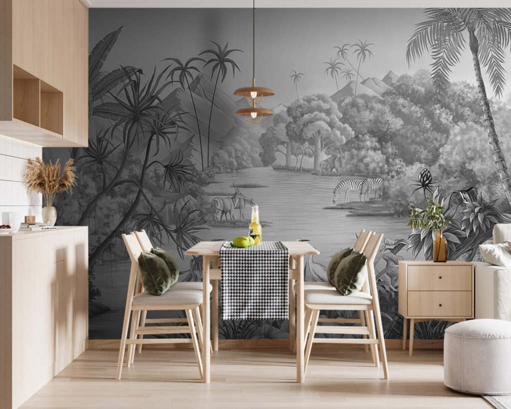 Palme e barchette grigie — ambiente 11