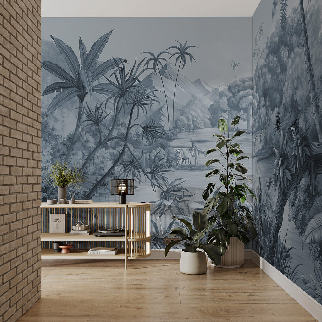 Palme e barchette grigie — ambiente 3