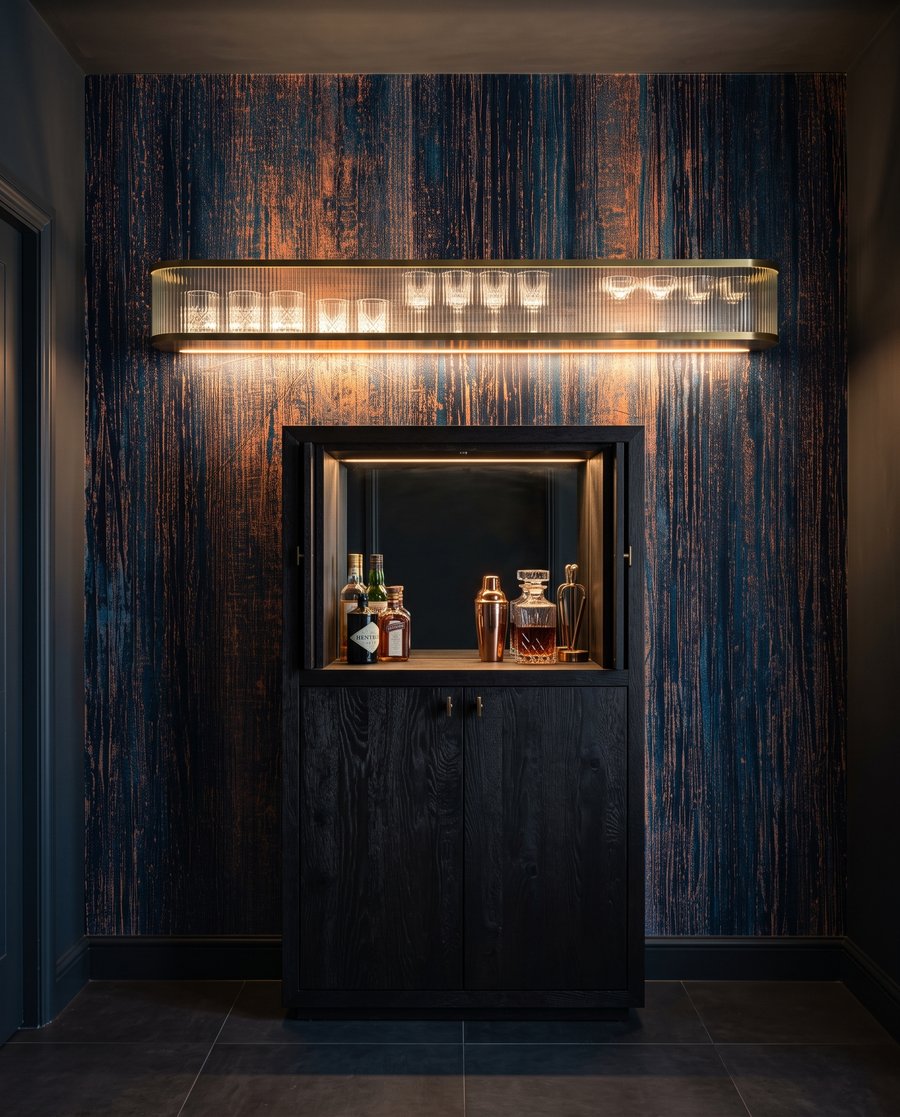 Strisce blu con ruggine — ambiente 5