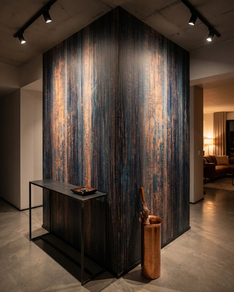 Strisce blu con ruggine — ambiente 7